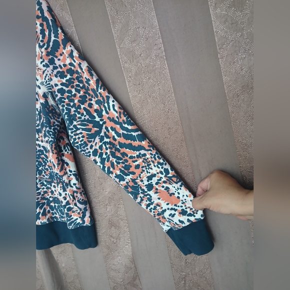 💎 Mother Women's Sweatshirt The Square Cub Club Leopard Print - Picture 8 of 13